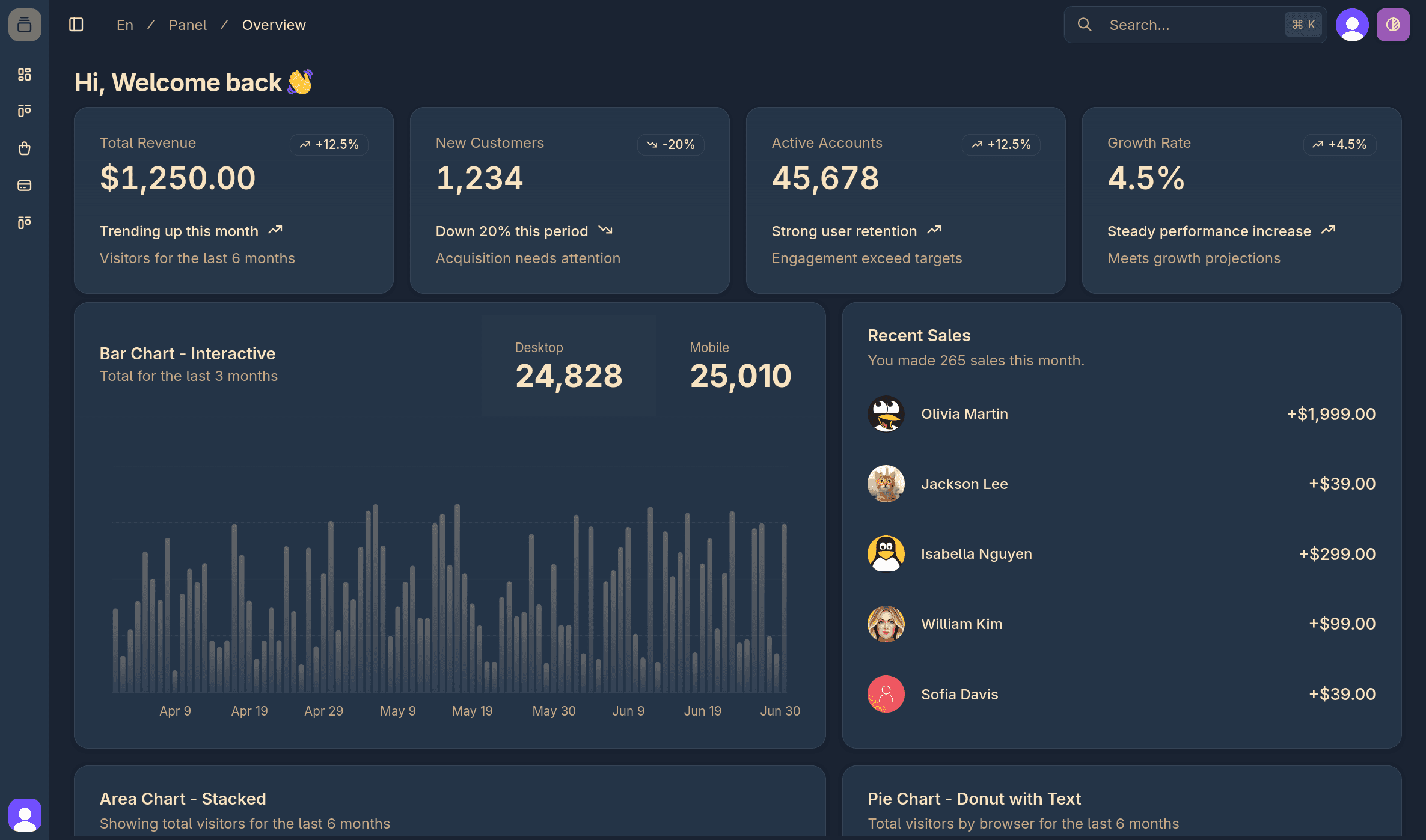 app screen